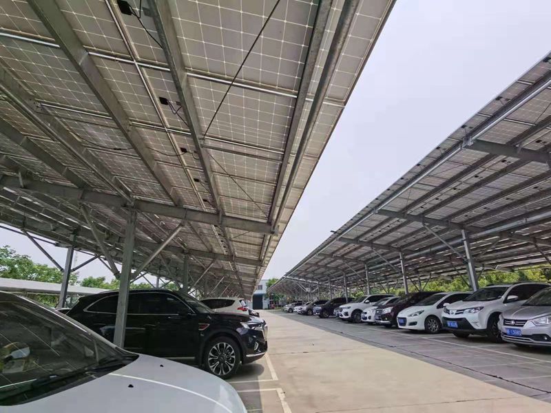 光伏工程车棚案例